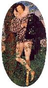 Nicholas Hilliard Young Man Leaning Against a Tree Norge oil painting reproduction